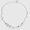 Collana in ottone e vetro