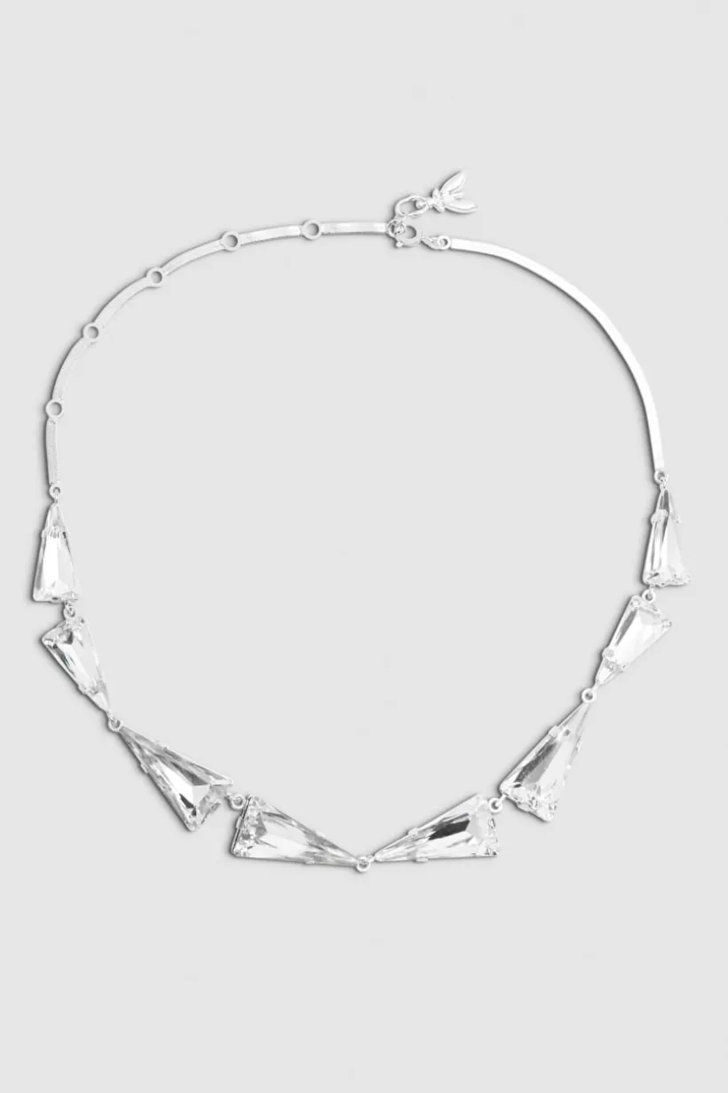 Collana in ottone e vetro