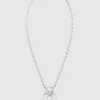 Collana lunga con piercing