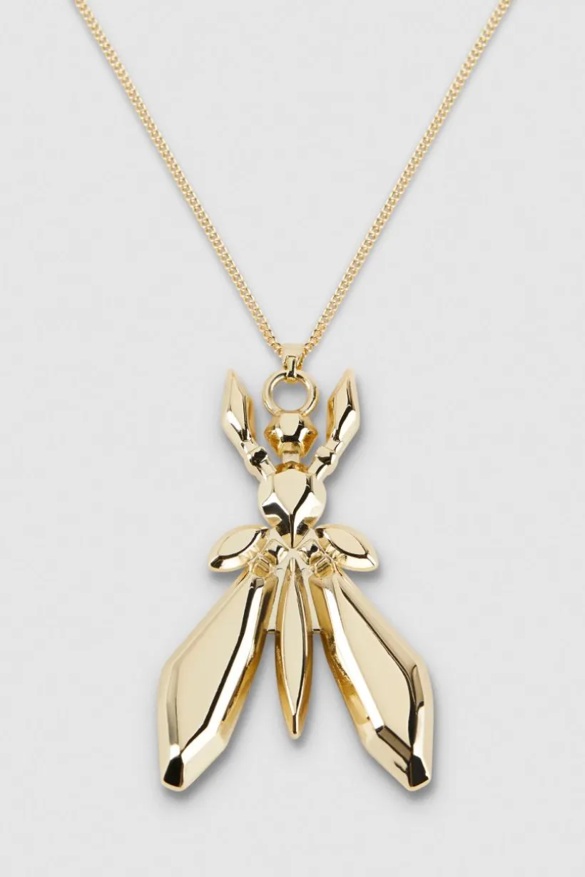 Collana reversibile color oro