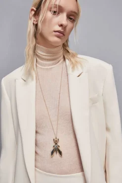 Collana reversibile color oro