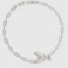 Collana rolò con strass