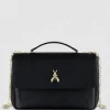 Fly Borsa a spalla in pelle con catena