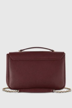 Fly Borsa a spalla in pelle con catena