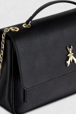Fly Borsa a spalla in pelle con catena