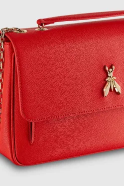 Fly Borsa a spalla in pelle con catena