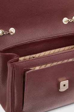 Fly Borsa a spalla in pelle con catena
