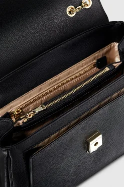 Fly Borsa a spalla in pelle con catena