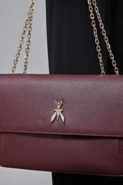 Fly Borsa a spalla in pelle con catena