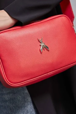 Fly Camera bag in pelle con catena