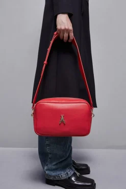 Fly Camera bag in pelle con catena