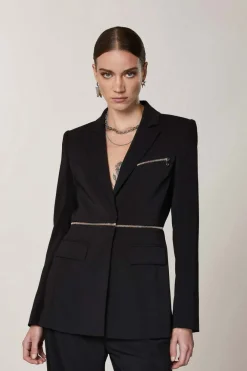 Giacca Essential con zip