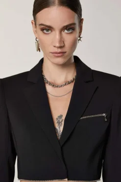 Giacca Essential con zip