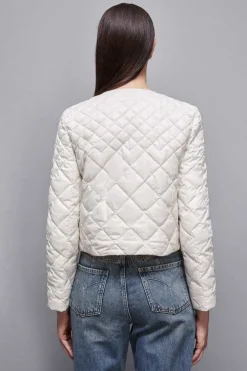 Giacca imbottita in nylon lucido