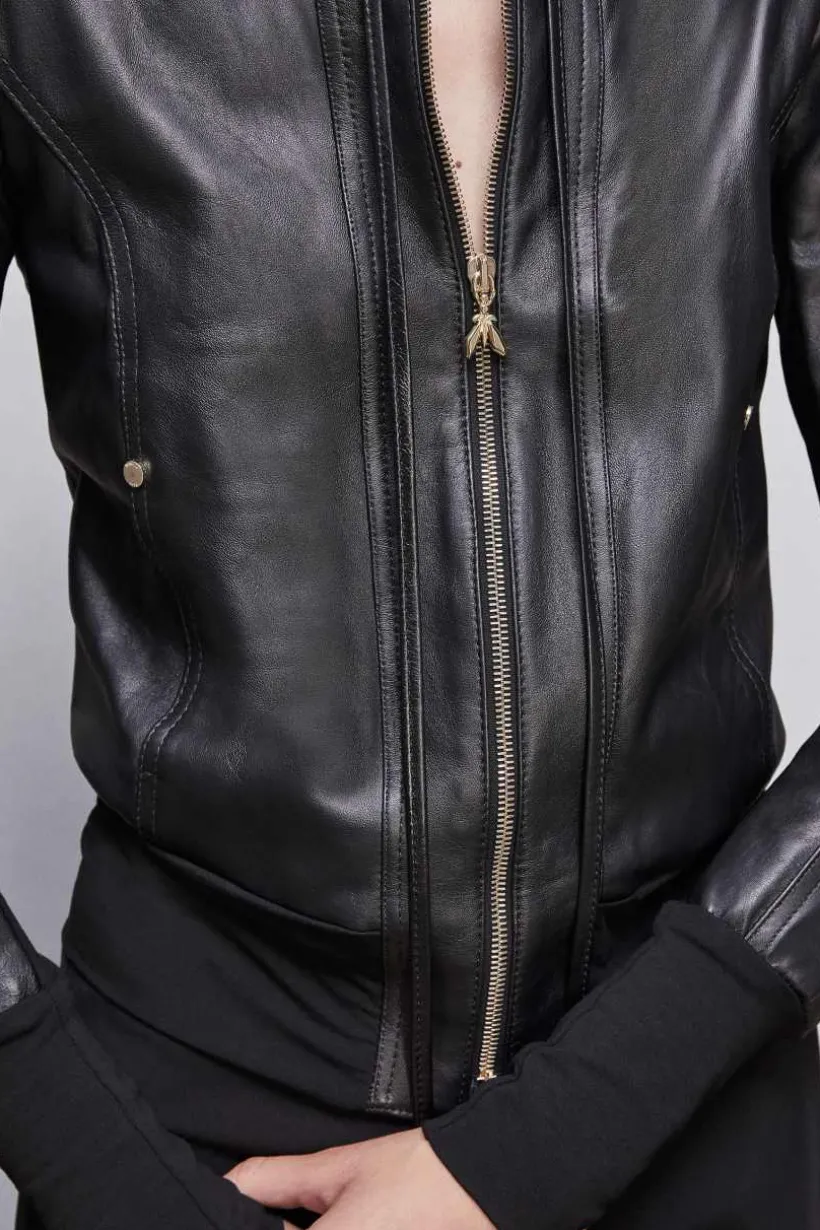 Giacca in pelle blouson
