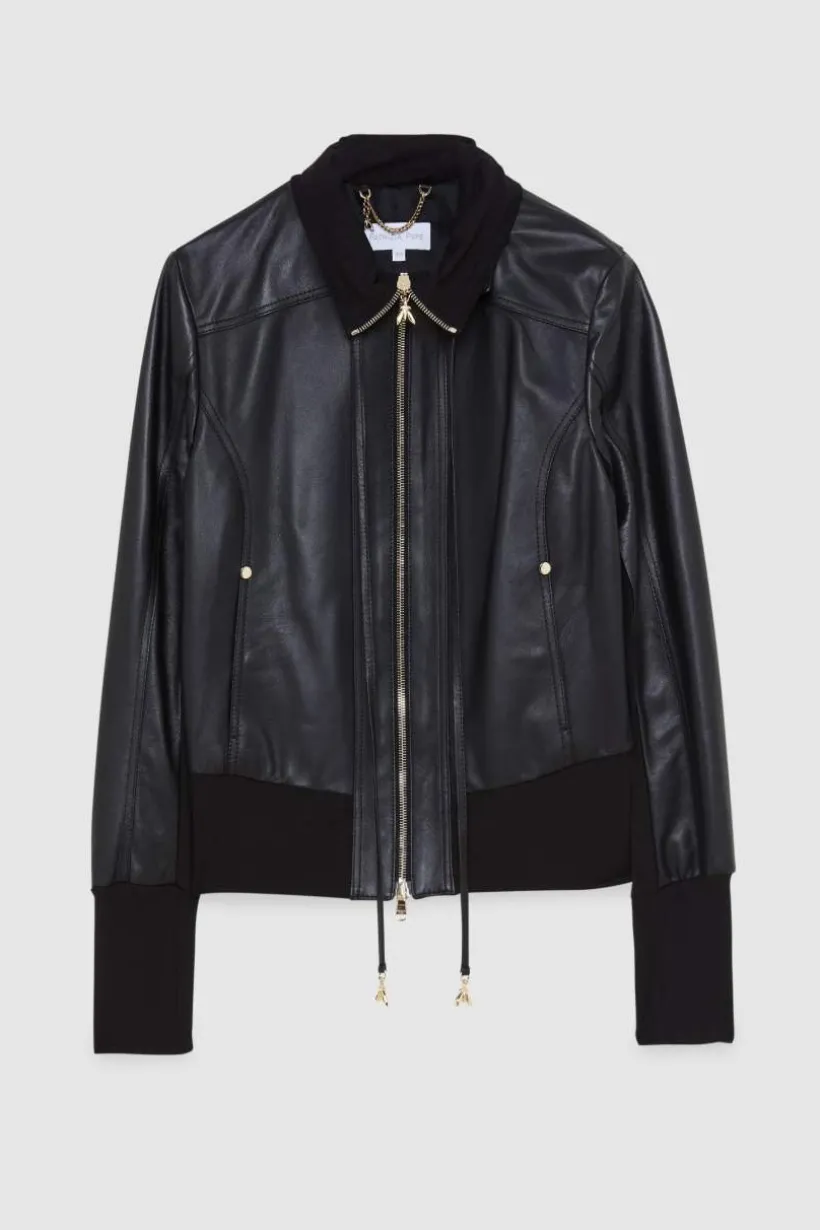 Giacca in pelle blouson