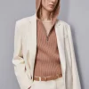 Gilet a coste con zip