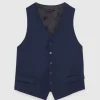 gilet in fresco di lana stretch