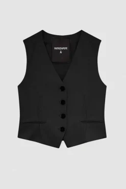 Gilet in twill stretch