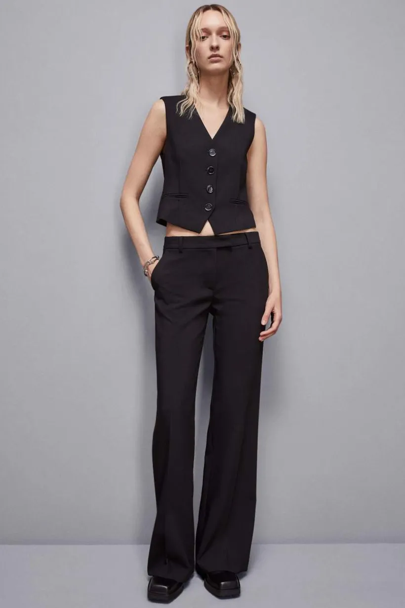 Gilet in twill stretch
