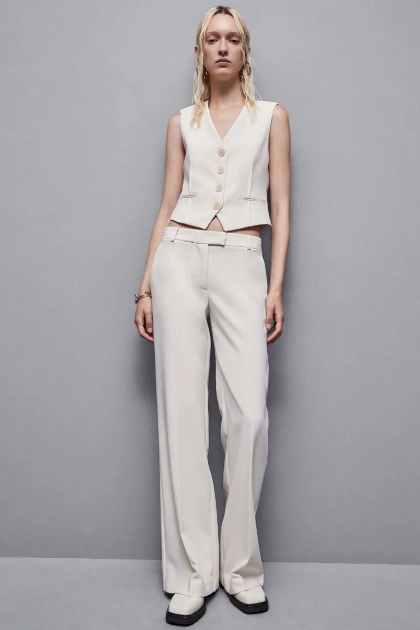 Gilet in twill stretch