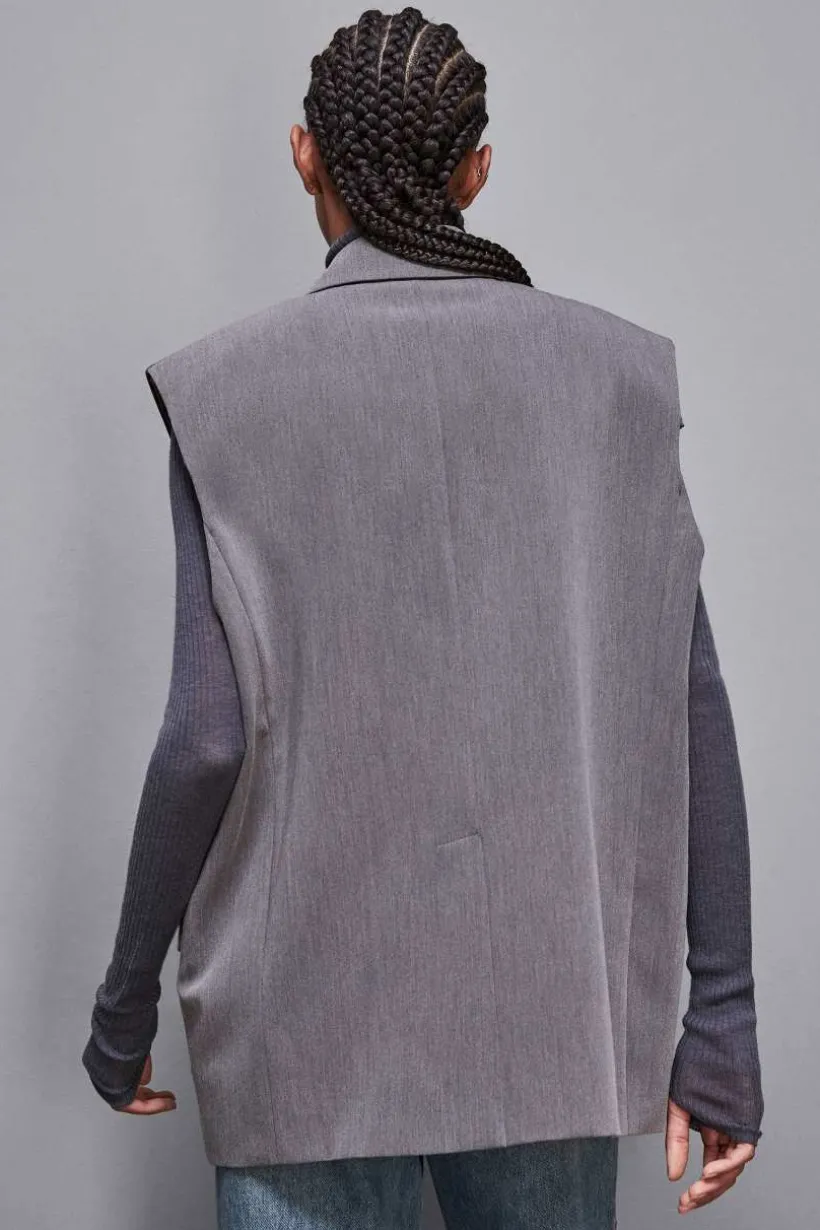 Gilet over in viscosa "Essential"