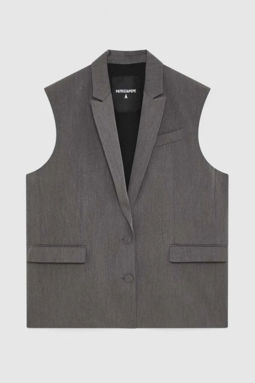 Gilet over in viscosa "Essential"