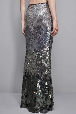 Gonna in tulle con paillettes