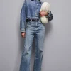 Jeans a vita alta straight fit