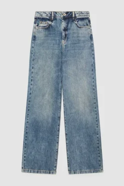 Jeans a vita alta straight fit