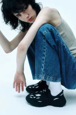 Jeans a vita alta straight fit