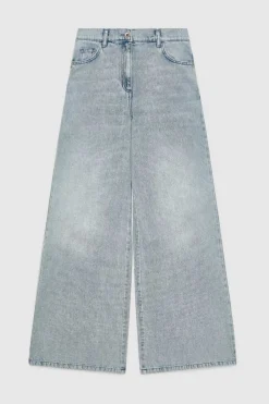 Jeans over vita bassa in denim