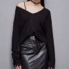 Maglia a costine in lana Essential