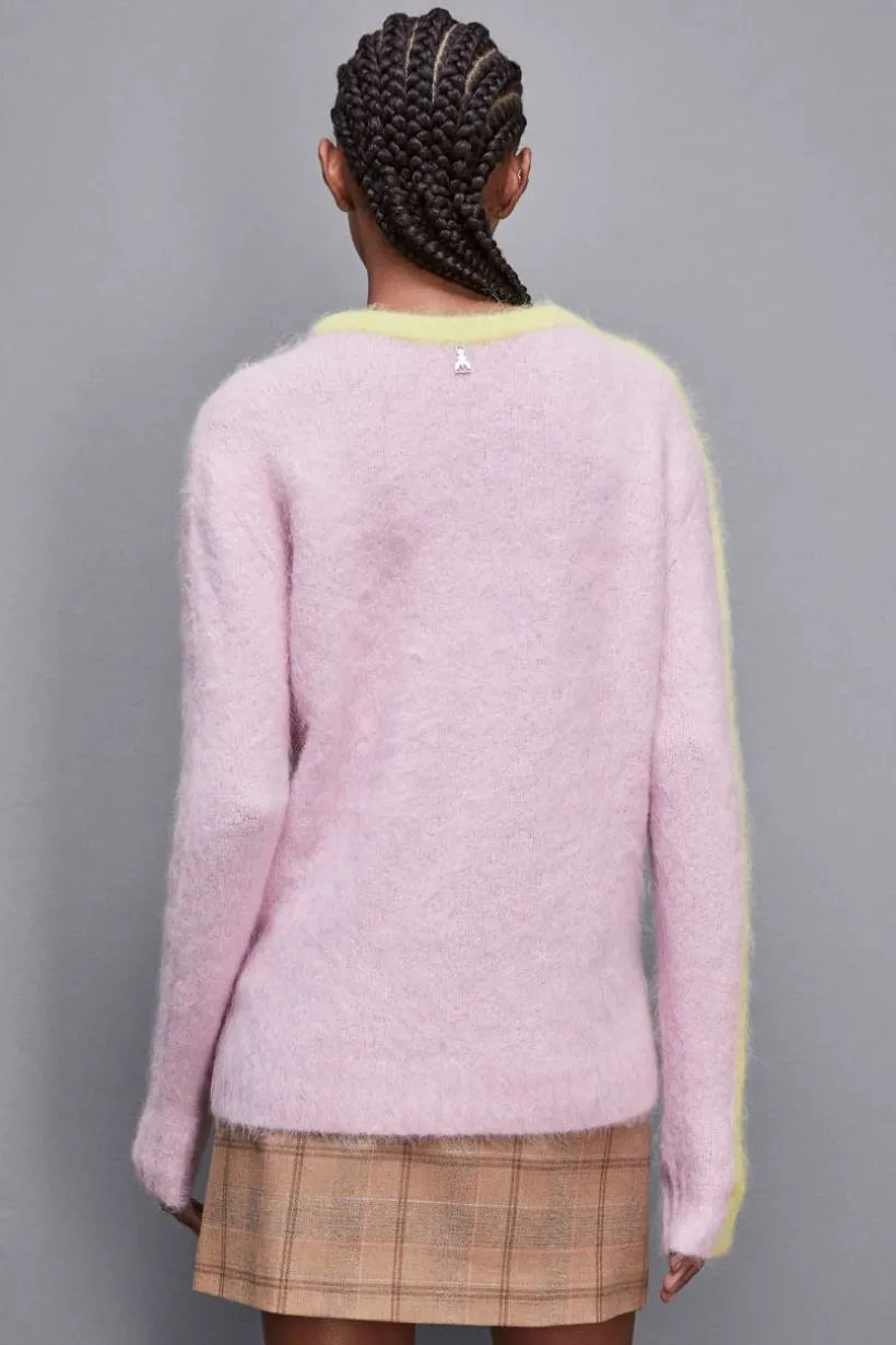 Maglia a costine in misto alpaca