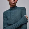 Maglia a costine in viscosa Essential
