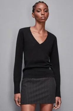 Maglia con scollo a "V" in Cashmere