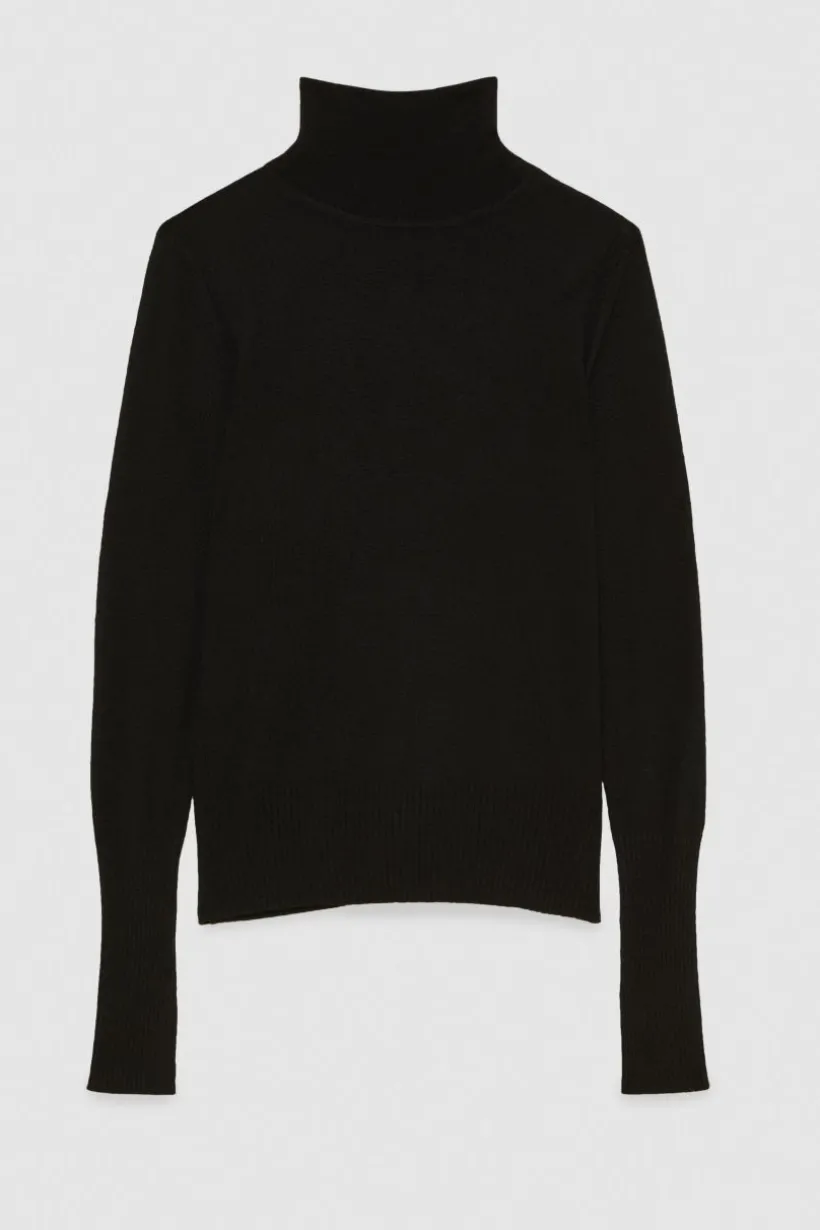 Maglia in lana a collo alto slim fit