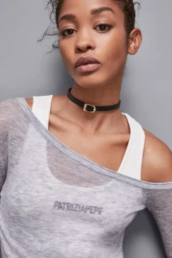 Maglia in lana maniche lunghe