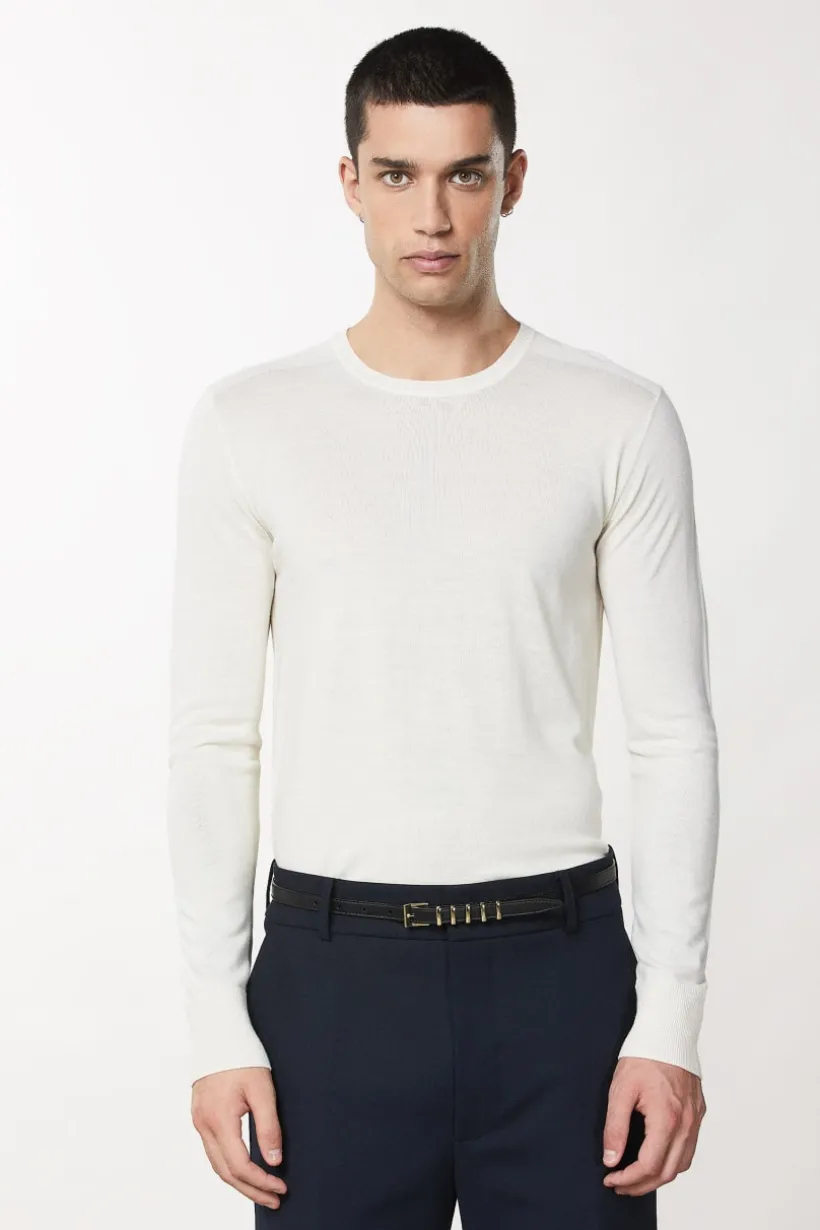 Maglia in lana slim fit