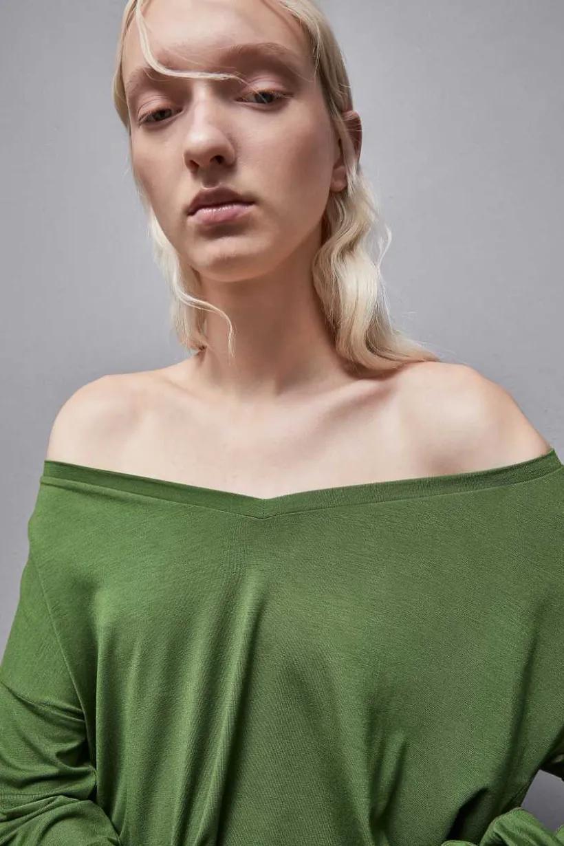 Maglia maniche lunghe in viscosa Essential