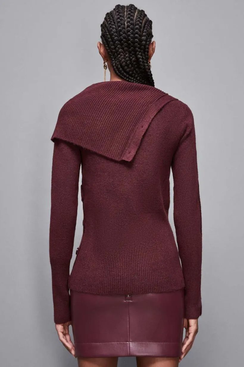 Maglia morbida con bottoni
