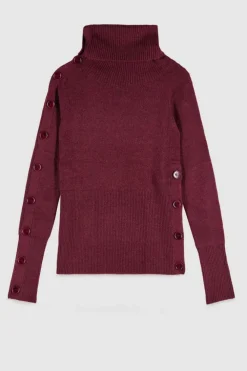 Maglia morbida con bottoni