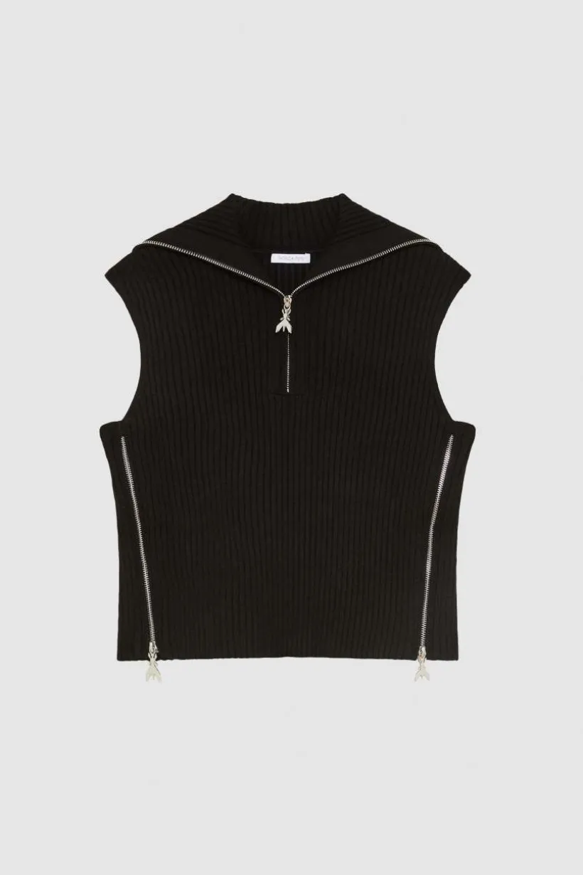 Maglia senza maniche in viscosa Essential