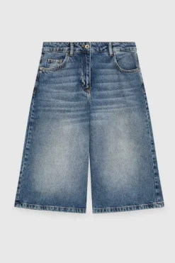 Pantalone Bermuda in denim
