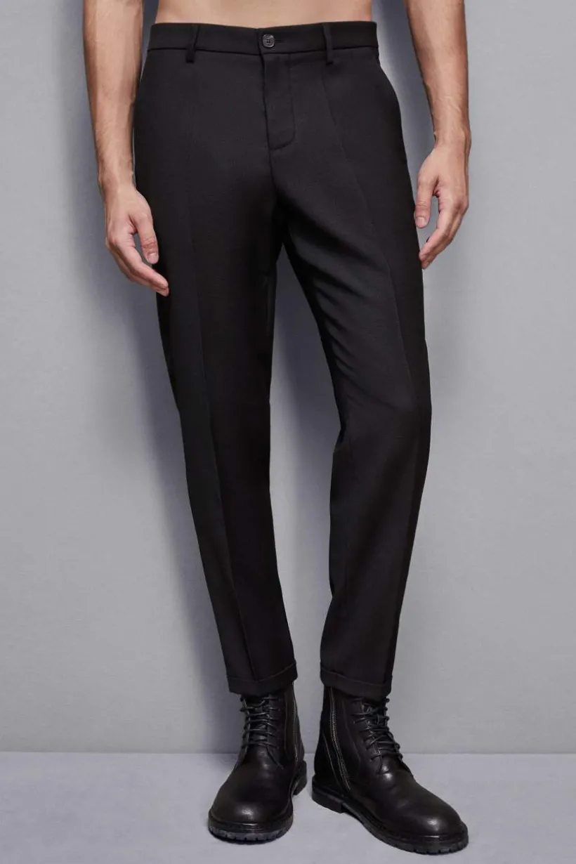 Pantalone classico alla caviglia