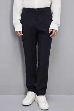 Pantalone classico in twill di viscosa