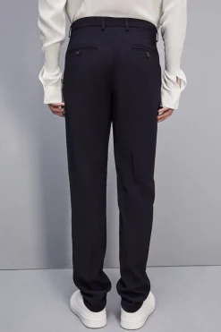 Pantalone classico in twill di viscosa
