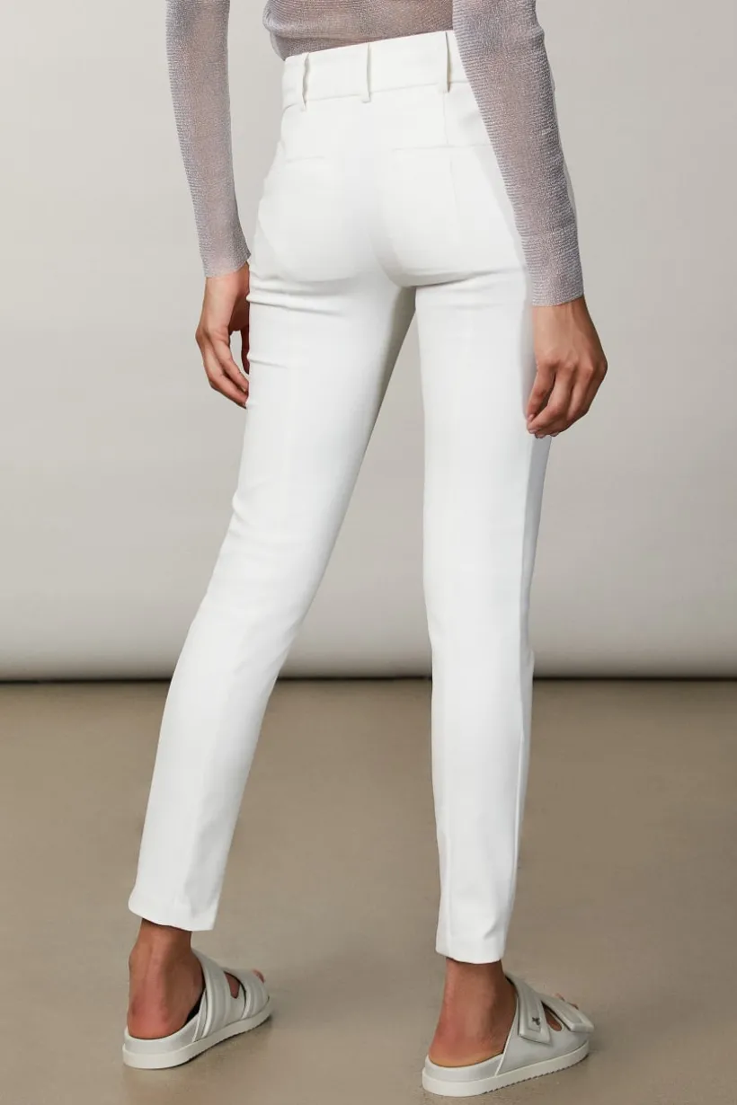 Pantalone slim alla caviglia