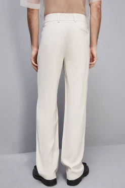 Pantalone slim fit con tasche alla francese