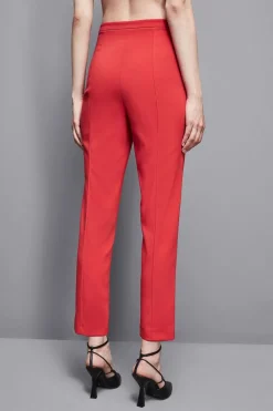 Pantaloni a sigaretta in crepe Essential